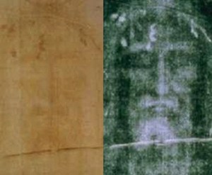 Jesus face on Turin Shroud